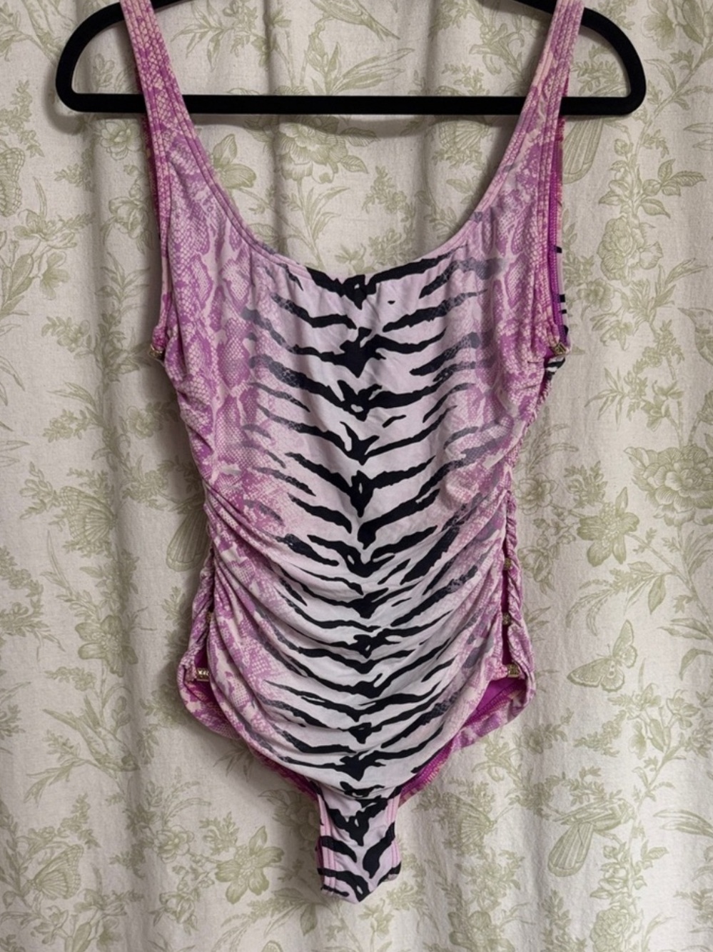 Carmen Marc Valvo Peek-a-Boo One Piece Swimsuit